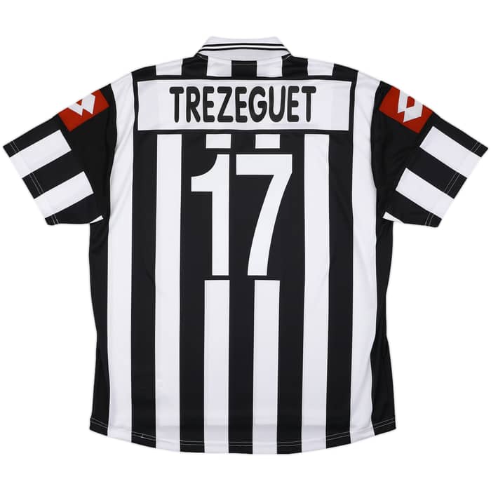 2000-01 Juventus European Home Shirt Trezeguet #17 - 7/10 - (XXL)