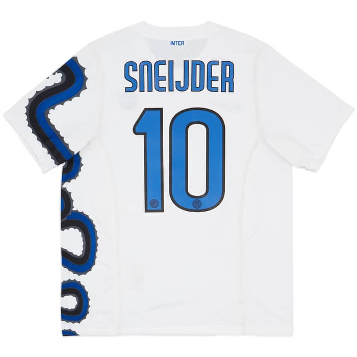 2010-11 Inter Milan Player Issue Away Shirt Sneijder #10 - 7/10 - (XL)