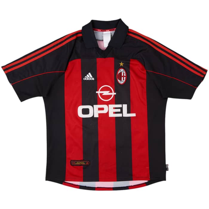 2000-02 AC Milan Home Shirt Shevchenko #7 - 8/10 - (L)