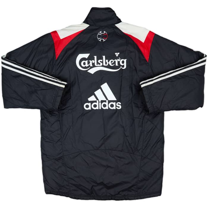 2007-08 Liverpool adidas Padded Bench Coat - 8/10 - (L.Boys)