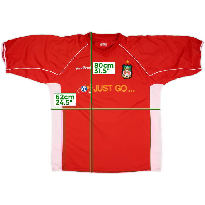 2004-05 Wrexham Match Issue Home Shirt #14