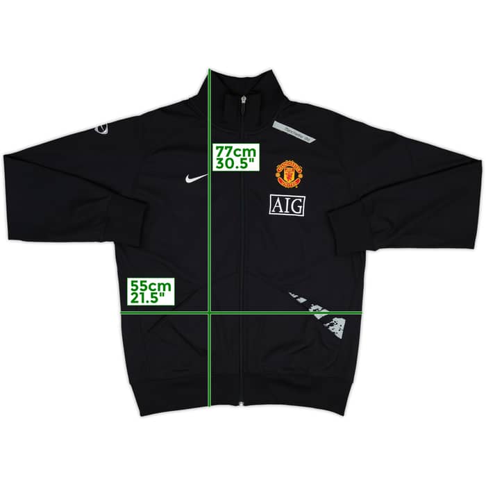 2007-08 Manchester United Nike Track Jacket - 10/10 - (L)