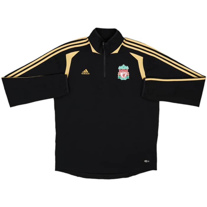 2008-09 Liverpool adidas 1/4 Zip Training Top - 8/10 - (L)