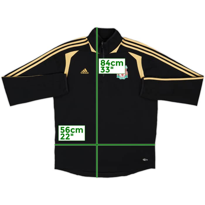 2008-09 Liverpool adidas 1/4 Zip Training Top - 8/10 - (L)