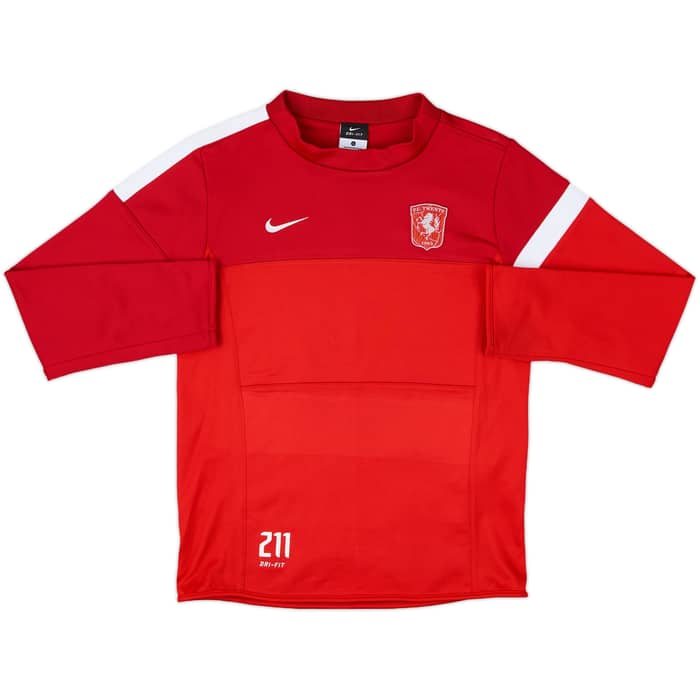 2013-14 FC Twente Player Issue Nike Sweat Top #211 - 5/10 - (L.Boys)