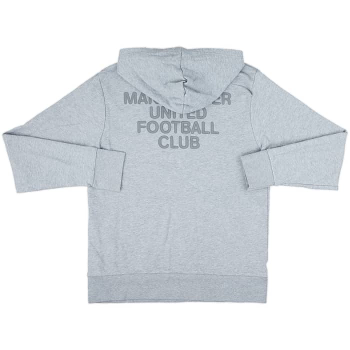 2009-10 Manchester United Nike Hooded Sweat Top - 7/10 - (M)
