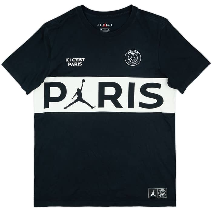 2019-20 Paris Saint-Germain Jordan Cotton Tee - 8/10 - (L)