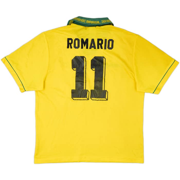 1993-94 Brazil Home Shirt Romario #11 - 6/10 - (M)