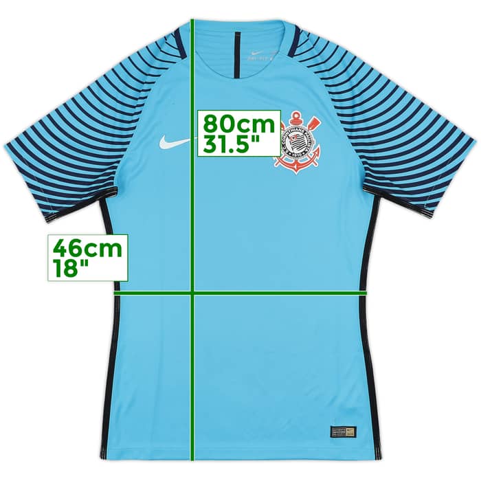 2016 Corinthians Authentic GK S/S Shirt - 5/10 - (M)