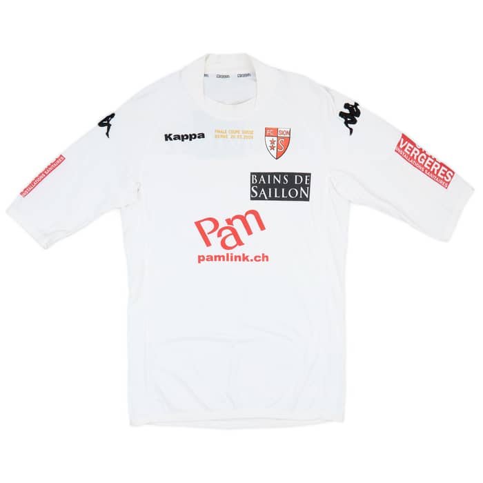 2008-09 FC Sion Signed Home Shirt - 8/10 - (XL)
