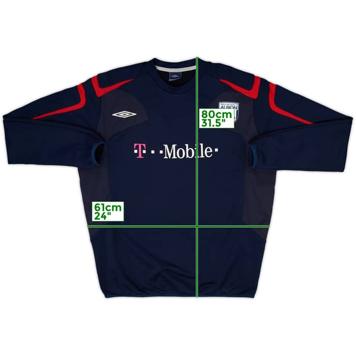 2007-08 West Brom Umbro Sweat Top - 8/10 - (XL)