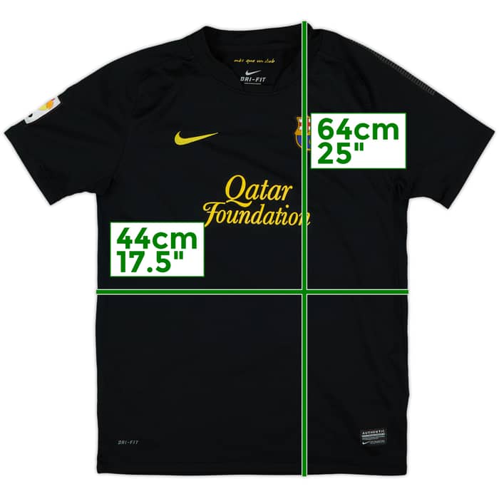 2011-12 Barcelona Away Shirt - 10/10 - (L.Boys)