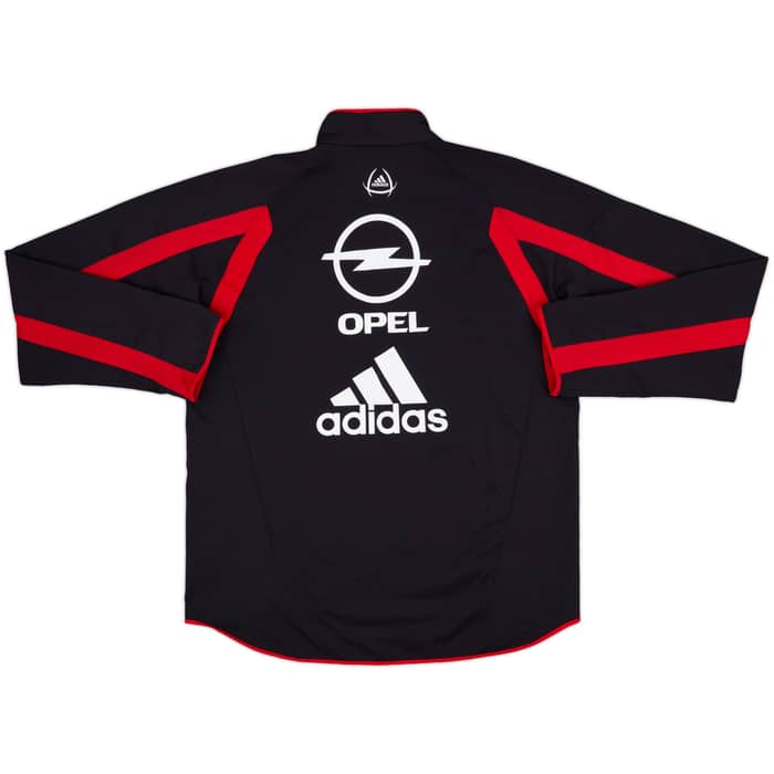 2005-06 AC Milan adidas 1/4 Zip Drill Top - 8/10 - (L)