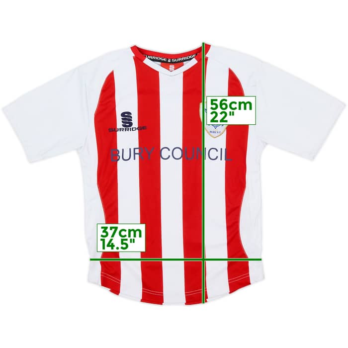 2009-10 Bury Away Shirt - 8/10 - (M.Boys)