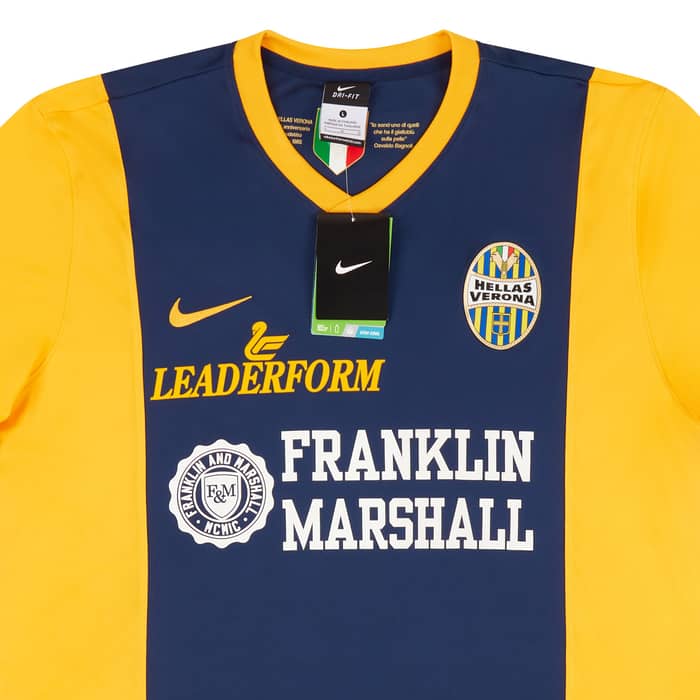 2014-15 Hellas Verona Signed Home Shirt R.Marquez #4 L