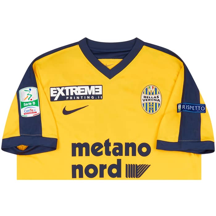 2016-17 Hellas Verona Match Issue Away Shirt # (Excellent)