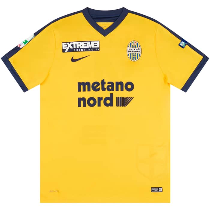 2016-17 Hellas Verona Match Issue Away Shirt # (Excellent)