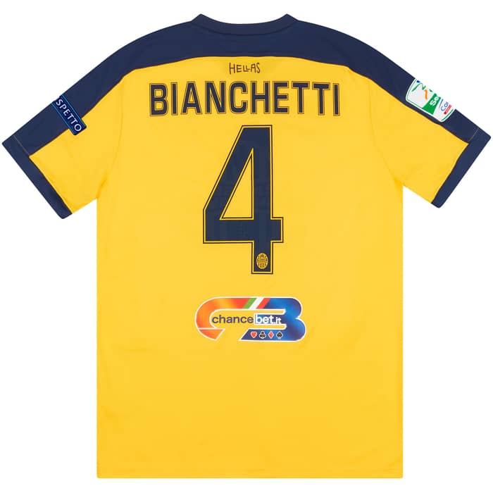 2016-17 Hellas Verona Match Issue Away Shirt # (Excellent)