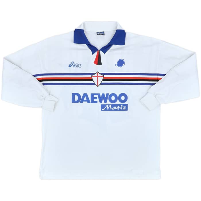 1998-99 Sampdoria Away L/S Shirt - 6/10 - (XL)