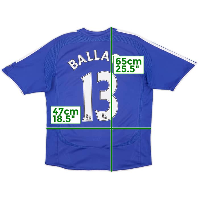 2006-08 Chelsea Home Shirt Ballack #13 - 8/10 - (L.Boys)