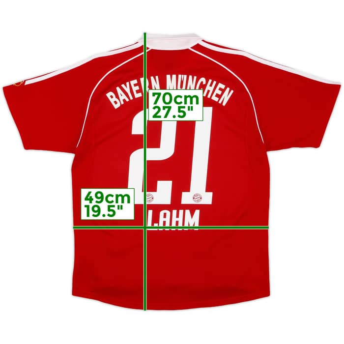 2005-06 Bayern Munich Home Shirt Lahm #21 - 8/10 - (XL.Boys)