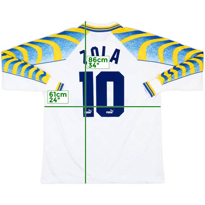 1995-97 Parma Home L/S Shirt Zola #10 (XL)