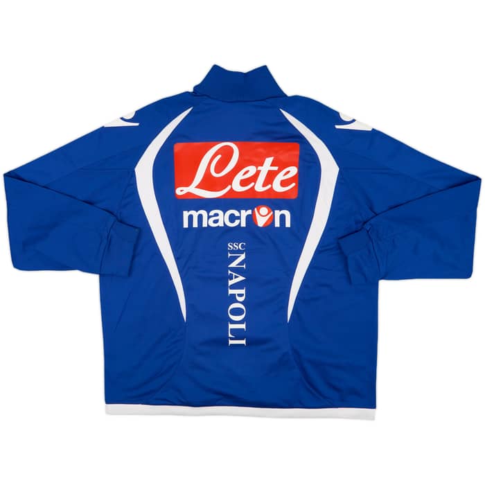 2012-13 Napoli Macron 1/4 Zip Sweat Top (XXL)