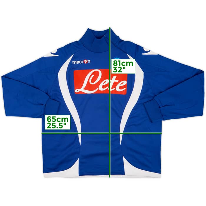 2012-13 Napoli Macron 1/4 Zip Sweat Top (XXL)