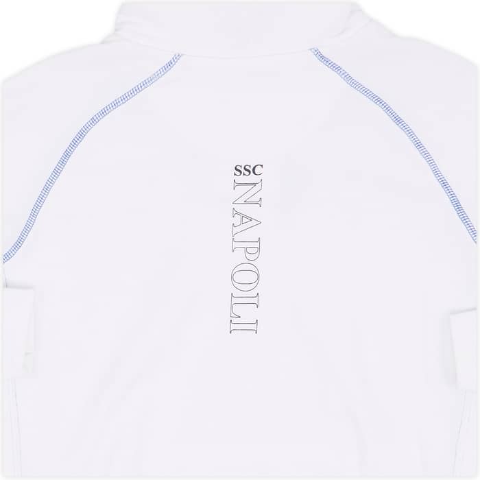 2009-10 Napoli Macron Hooded Sweat Top (S)