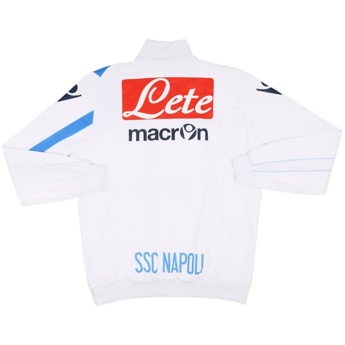 2013-14 Napoli Macron 1/4 Zip Sweat Top (XXL)