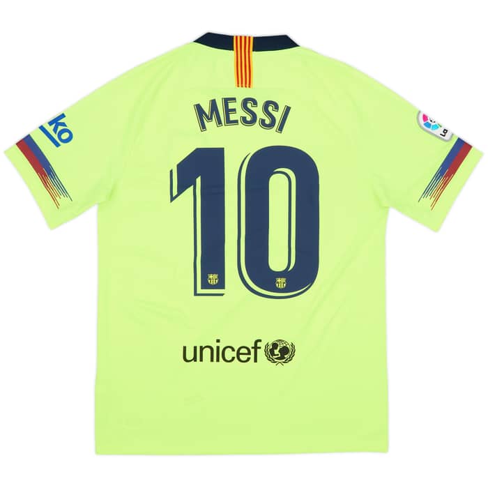 2018-19 Barcelona Away Shirt Messi #10 - 10/10 - (M)