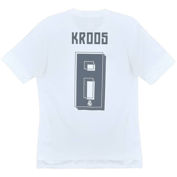 2015-16 Real Madrid Home Shirt Kroos #8 - 6/10 - (S)
