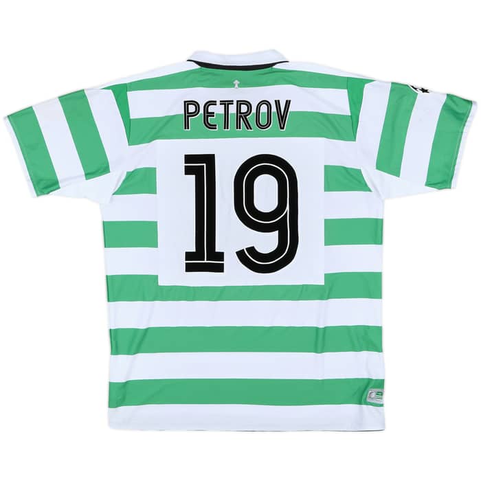 2004-05 Celtic Home Shirt Petrov #19 - 8/10 - (XL)
