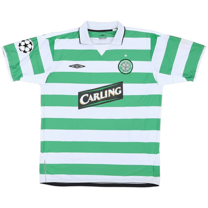 2004-05 Celtic Home Shirt Petrov #19 - 8/10 - (XL)