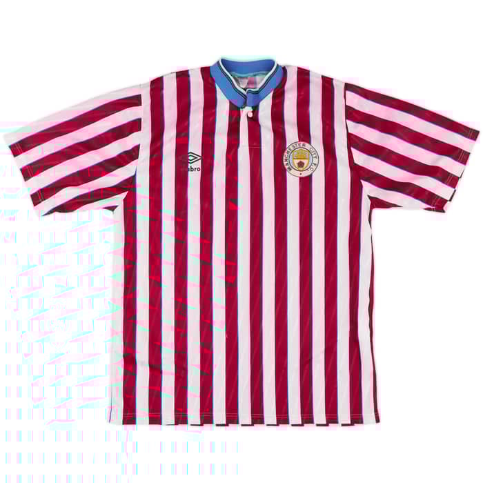 1988-90 Manchester City Away Shirt - 8/10 - (M)