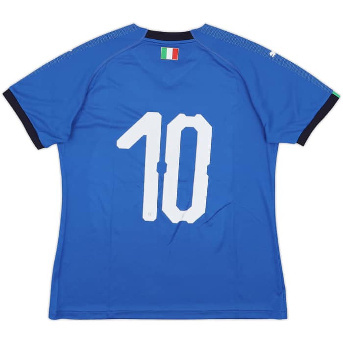 2018-19 Italy Home Shirt #10 - 9/10 - (Women's XL)