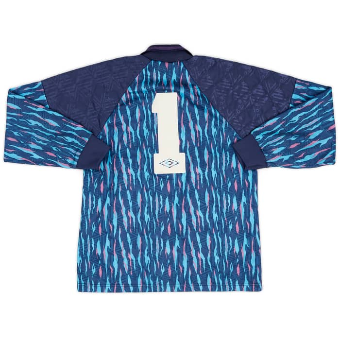 1991-93 Tottenham GK Shirt - 8/10 - (L.Boys)