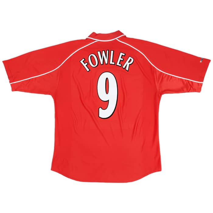 2000-02 Liverpool Home Shirt Fowler #9 - 6/10 - (L)