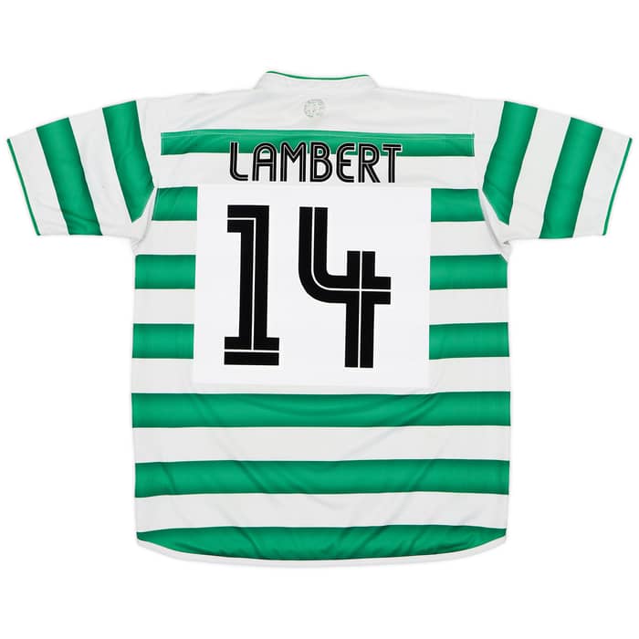 2003-04 Celtic Home Shirt Lambert #14  - 7/10 - (M)