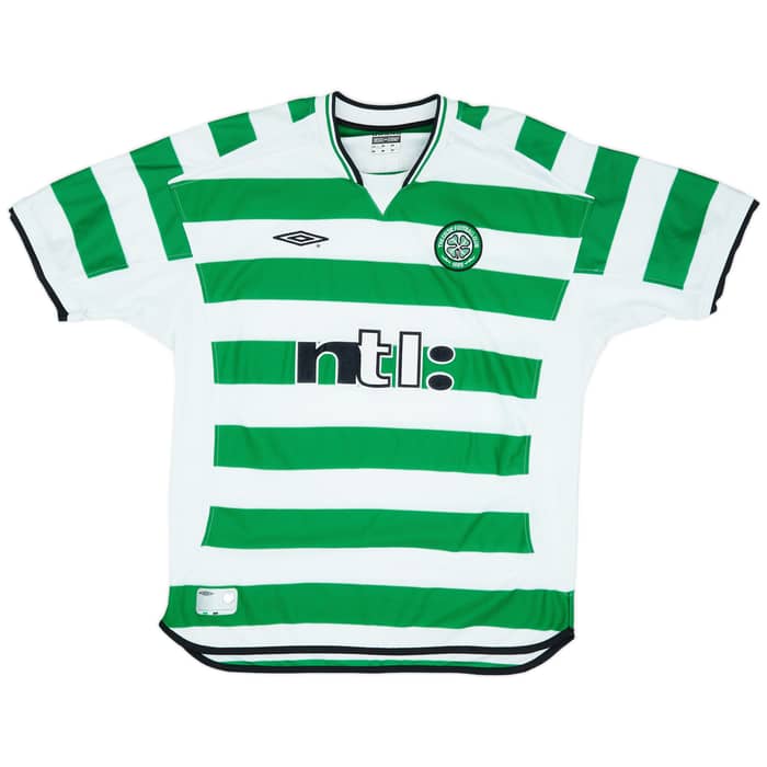 2001-03 Celtic Home Shirt Petrov #19 - 9/10 - (XL)