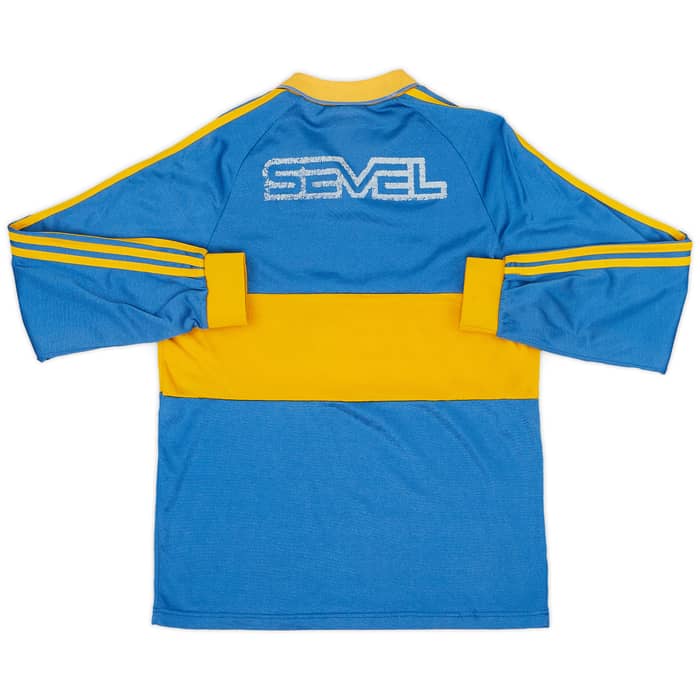 1991-92 Boca Juniors Home L/S Shirt - 5/10 - (S)