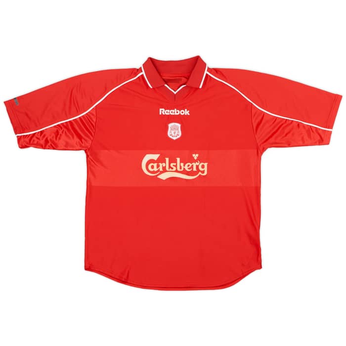 2000-02 Liverpool Home Shirt Fowler #9  - 8/10 - (L)