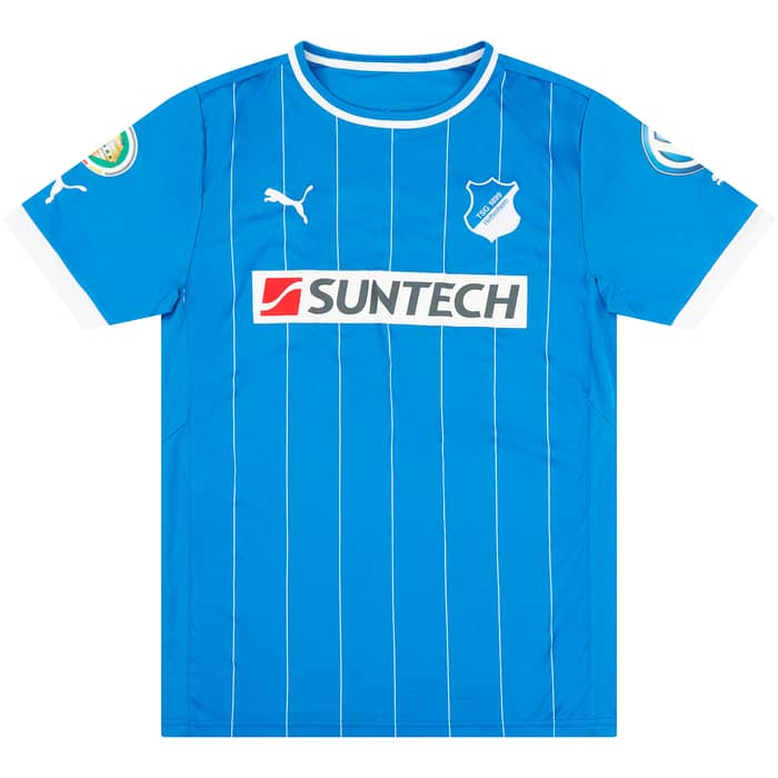 2012-13 TSG Hoffenheim Match Issue DFB Pokal Home Shirt Vestergaard #29