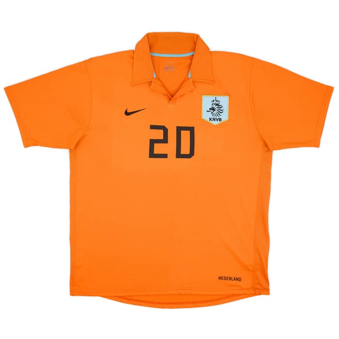 2006-08 Netherlands Home Shirt Sneijder #20