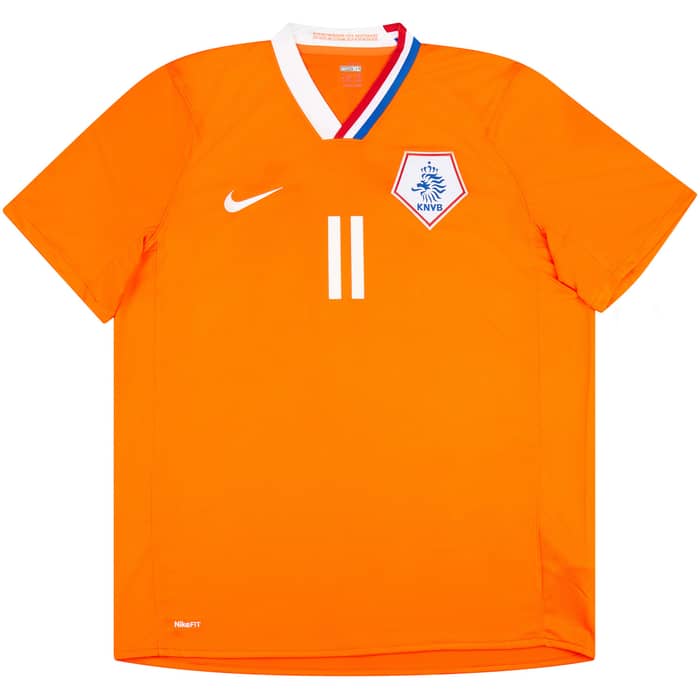 2008-10 Netherlands Home Shirt Robben #11