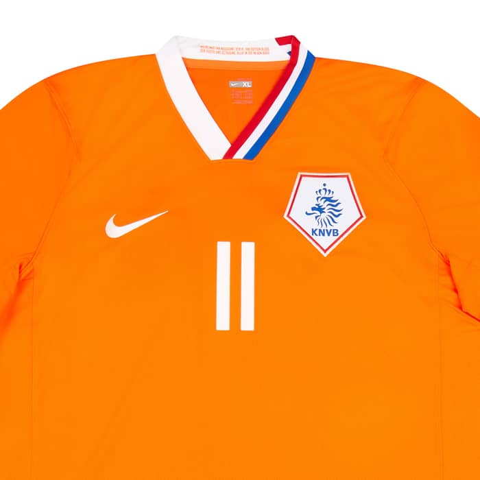 2008-10 Netherlands Home Shirt Robben #11