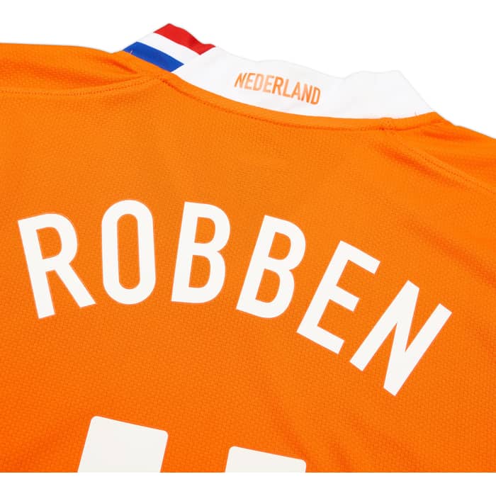 2008-10 Netherlands Maillot Domicile Robben #11 - 6/10 - (S)