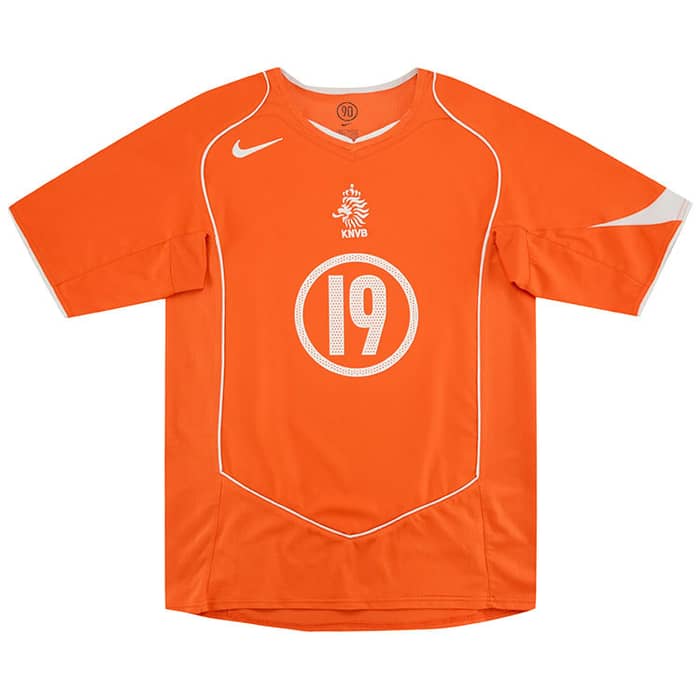 2004-06 Netherlands Home Shirt Robben #19 - 9/10