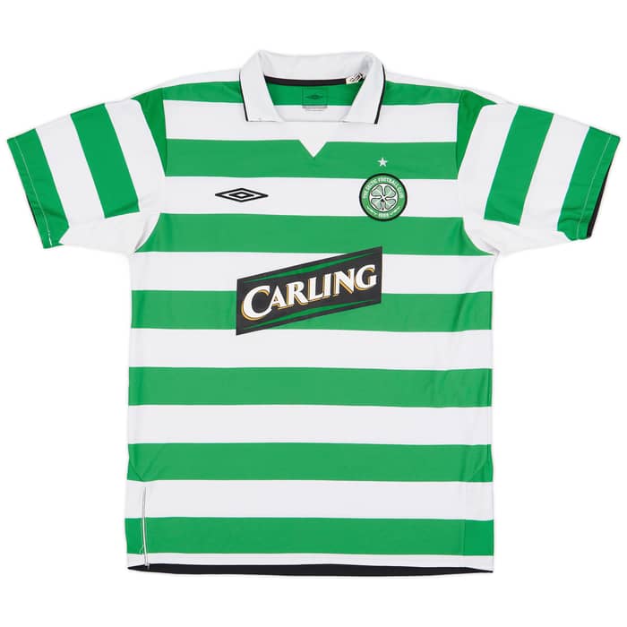 2004-05 Celtic Home Shirt Lambert #14- 6/10 - (L)