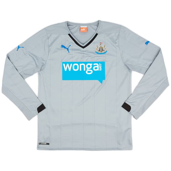 2014-15 Newcastle Away L/S Shirt Cisse #9 - 8/10 - (S)